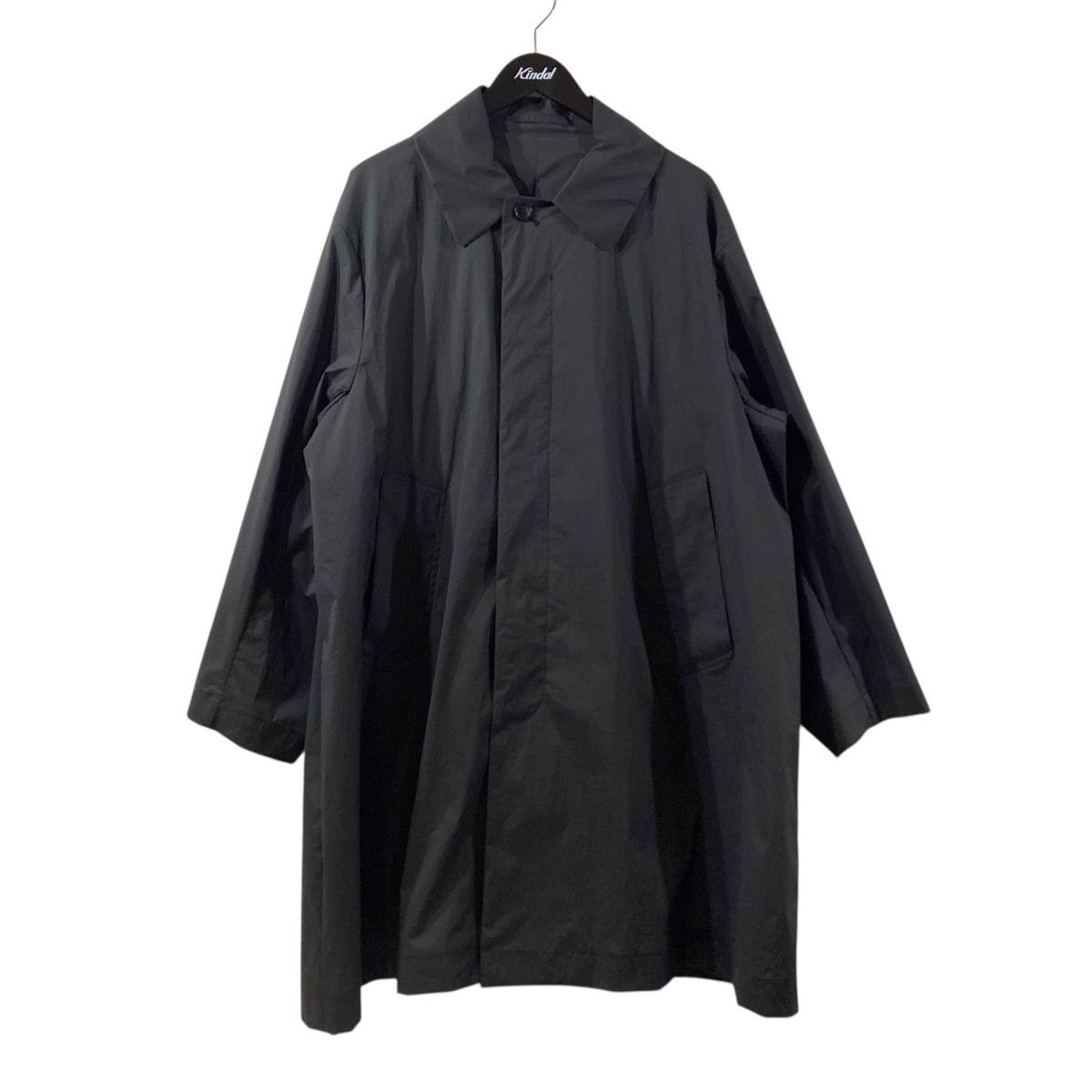 【中古】MAATEE＆SONSCRISPY COAT NYLONFILAMENT コート MT6103-0702 チャコールグレー サイズ：2【価格見直し】｜ブランド古着のカインドオル