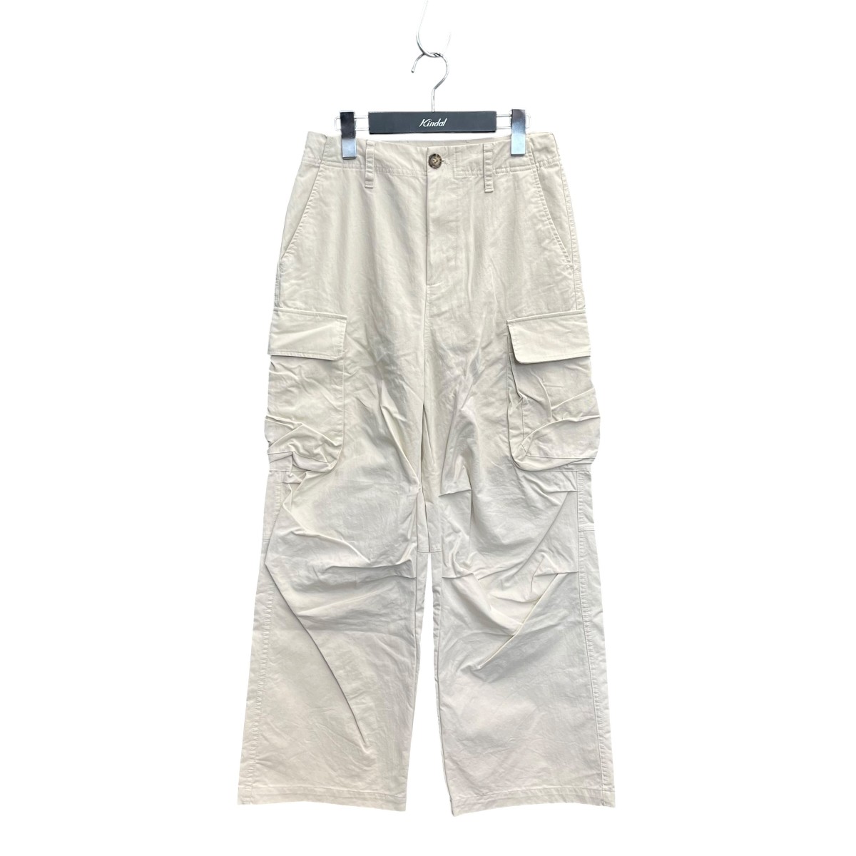 【中古】Sea Room Lynn カーゴツイルボリュームパンツ カーゴパンツ 123545621 象牙色 大きさ：S 【260526】（シールームリン）