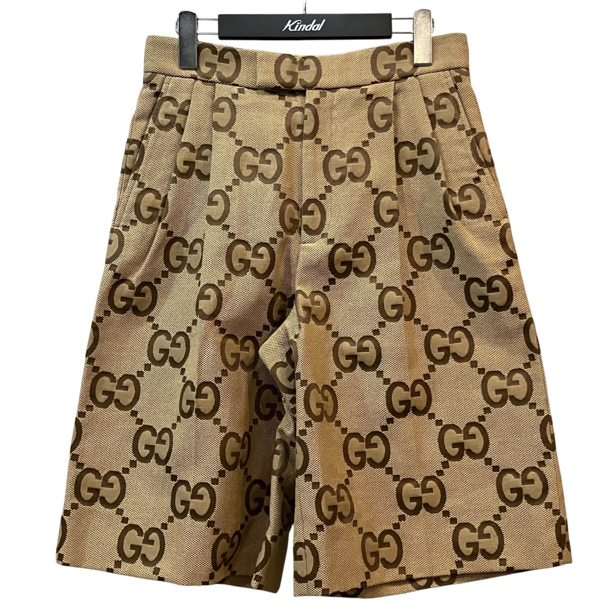 【中古】GUCCI GG遊撃手ズボン下 673181 ZAHT6 ベージュ 大きさ：44 【270526】（グッチ）