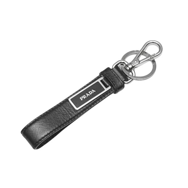 【中古】PRADA キース落とし穴 キーホルダー 2PP709 黒いこと 【260526】（プラダ）
