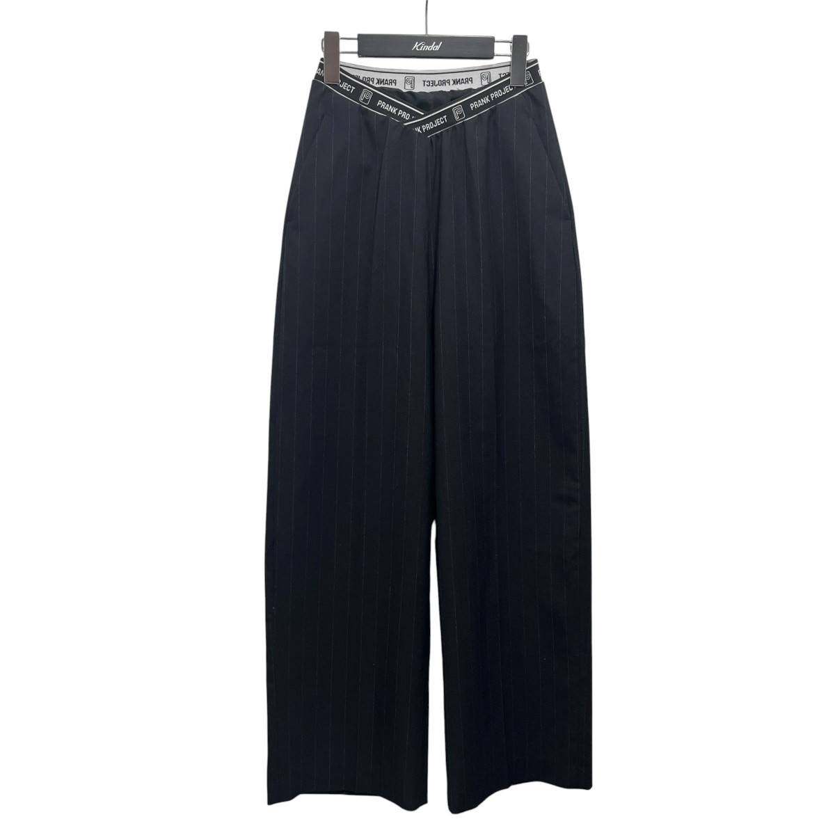 【中古】PRANK PROJECT Erratic Logo Trouser 31231465404 黒いこと 大きさ：36 【260526】（プランクプロジェクト）
