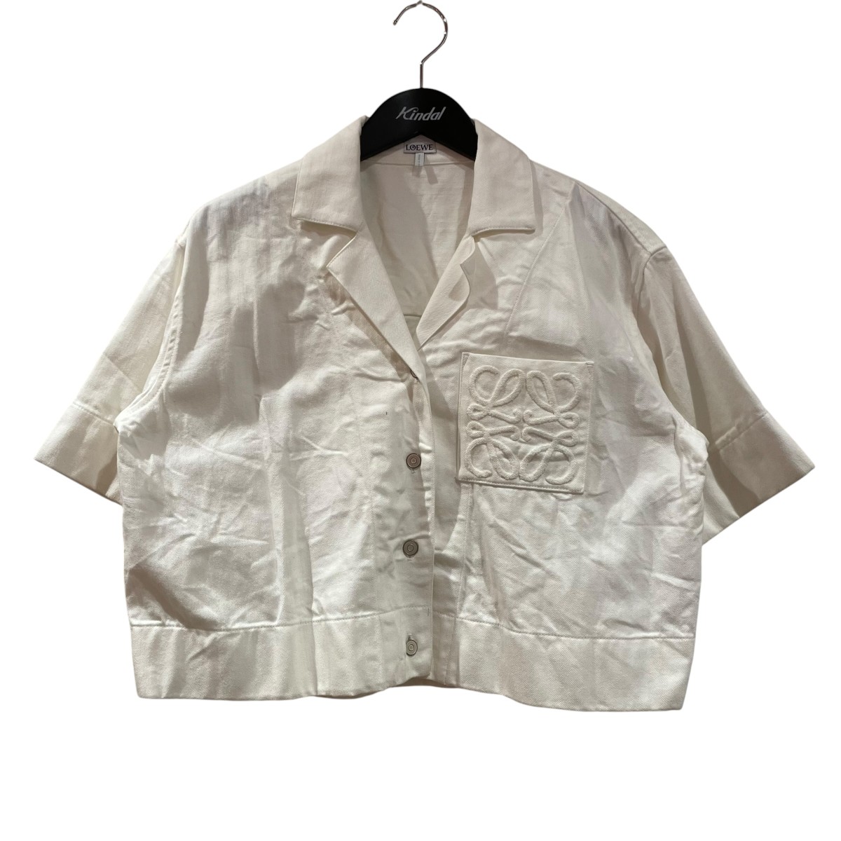 【中古】LOEWE 半袖プルオーバー 1727170 白いこと 大きさ：34 【260526】（ロエベ）
