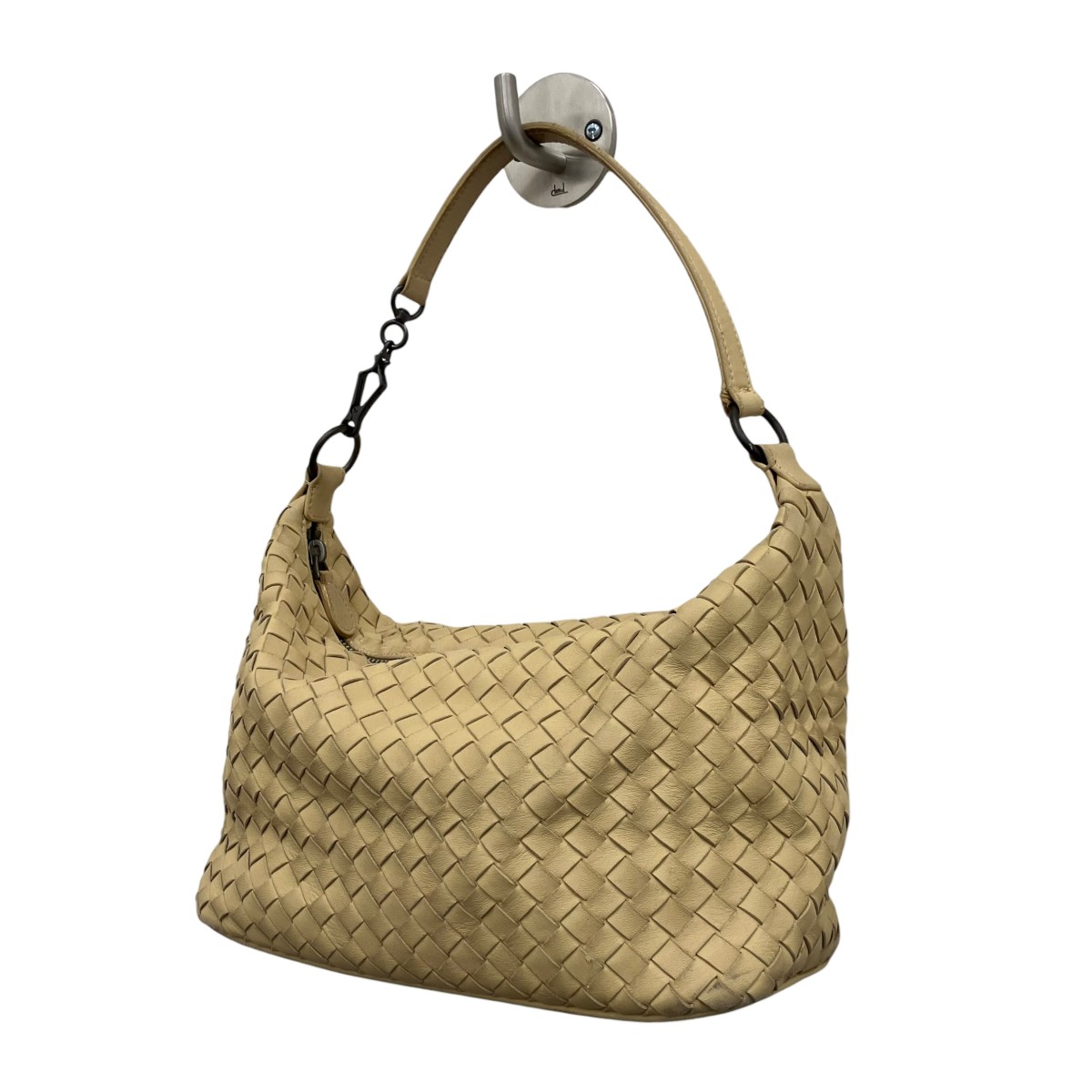 【中古】BOTTEGA VENETA イントレチャートワンショルダーバッグ 39988 V0016 黄色 【260526】（ボッテガヴェネタ）
