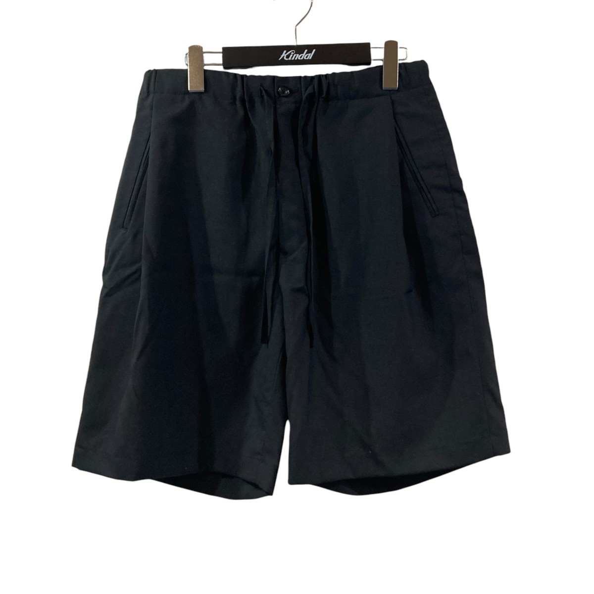 【中古】ULTERIOR SUPER FINE WOOL TROPICAL DRAWSTRING SHORTS 二分の一ズボン下 ULPT66-KA187 ． 黒いこと 大きさ：4 【270526】（アルテリア）