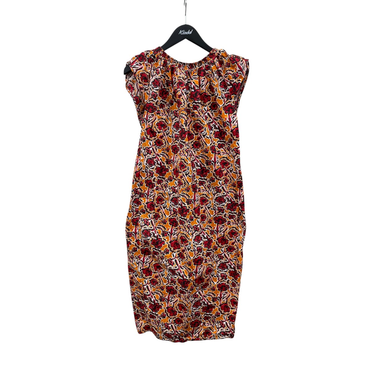 【中古】MARNI 花柄衣装 オレンジ色 大きさ：38 【270526】（マルニ）