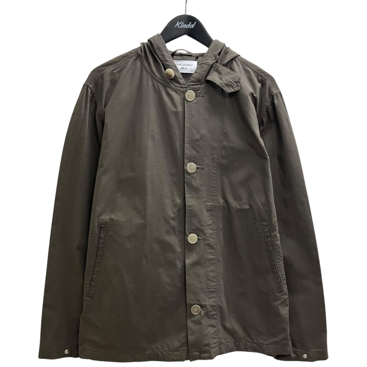 【中古】OUR LEGACY ARTISAN PARKA フーデッドシャツ ベージュ 大いさ：L 【270526】（アワーレガシー）