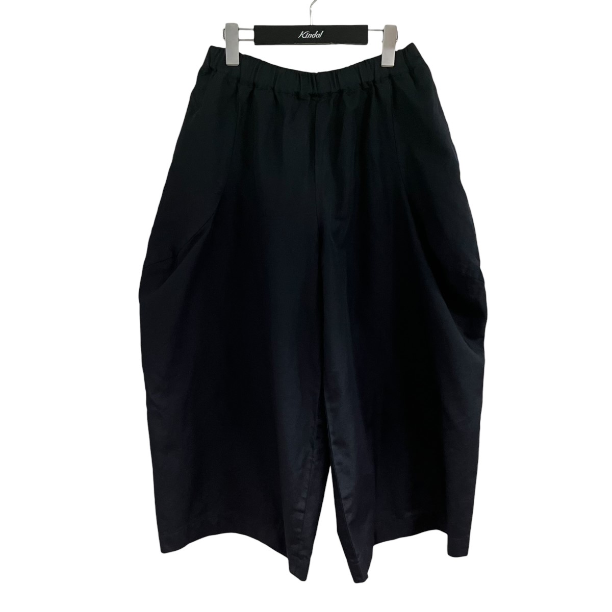 【中古】COMME des GARCONS ポリエステル縮絨ワイドクロップドパンツ 米国海軍 大きさ：XS 【270526】（コムデギャルソン）