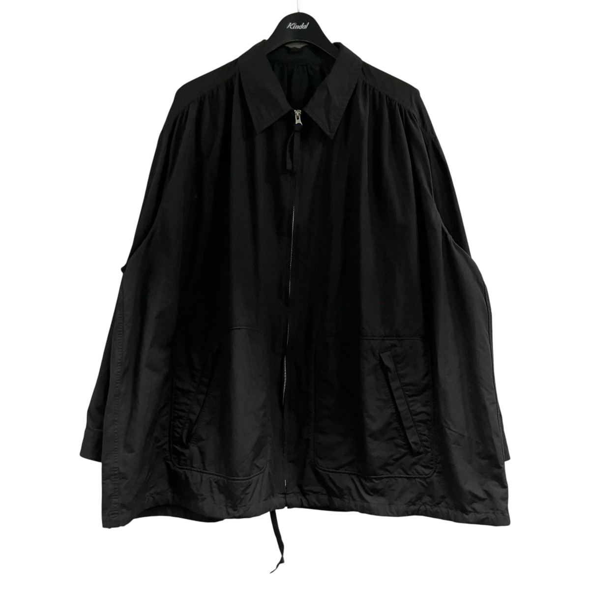 【中古】Porter Classic ギャザージップアップジャケット 黒いこと 大きさ：4 【270526】（ボーイ古典派音楽）