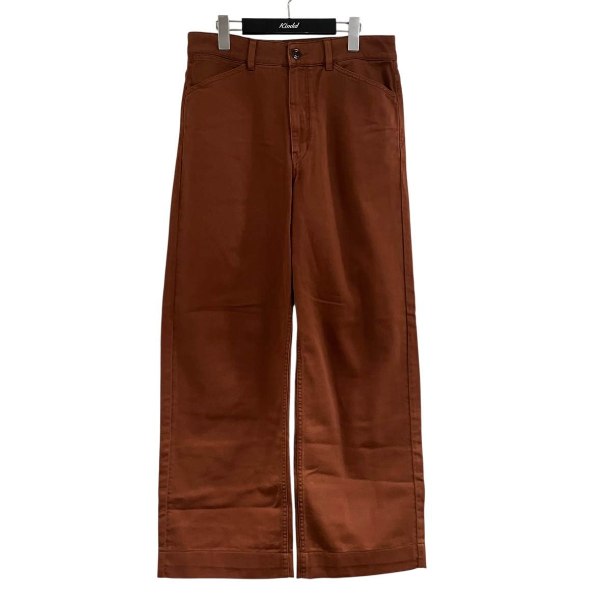 【中古】LEMAIRE ツイステッドパンツ 赤銅色 大いさ：38 【270526】（ルメール）