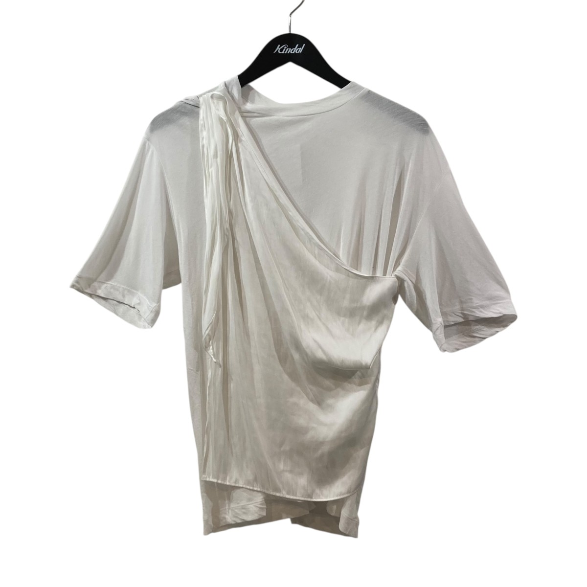 【中古】CINOH SHEF LAYERED T-SHIRT レイヤードカットソー 25SCU008 白いこと 大いさ：36 【270526】（チノ）