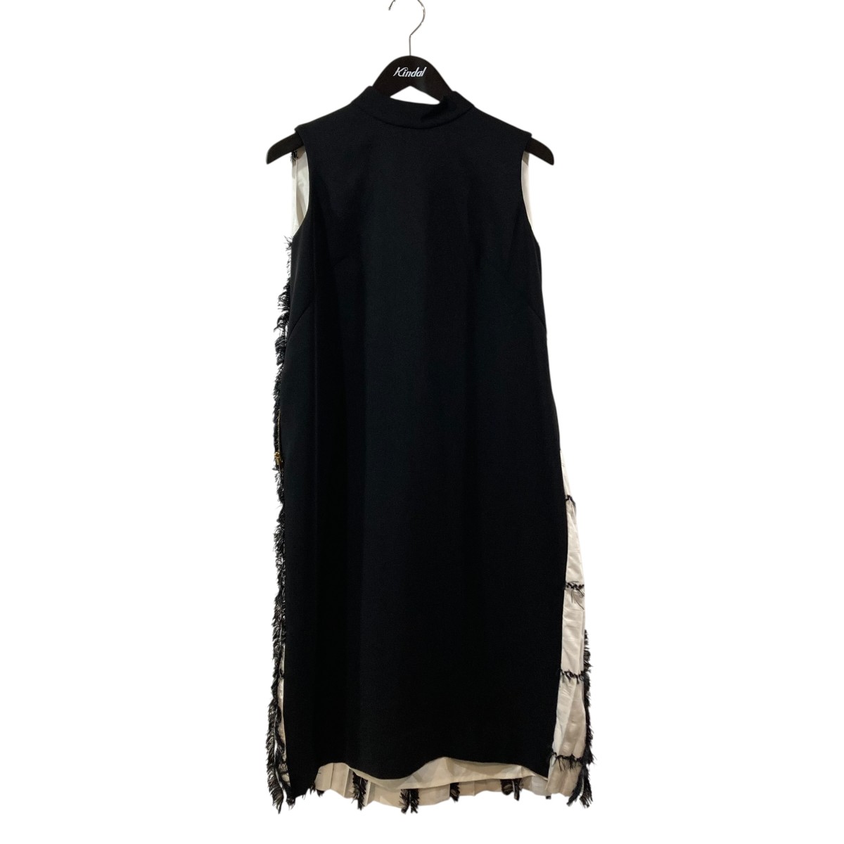 【中古】AKIRA NAKA ノースリーブ衣装 AW15-MOD01-1 黒いこと×白いこと 大きさ：36 【270526】（アキラナカ）