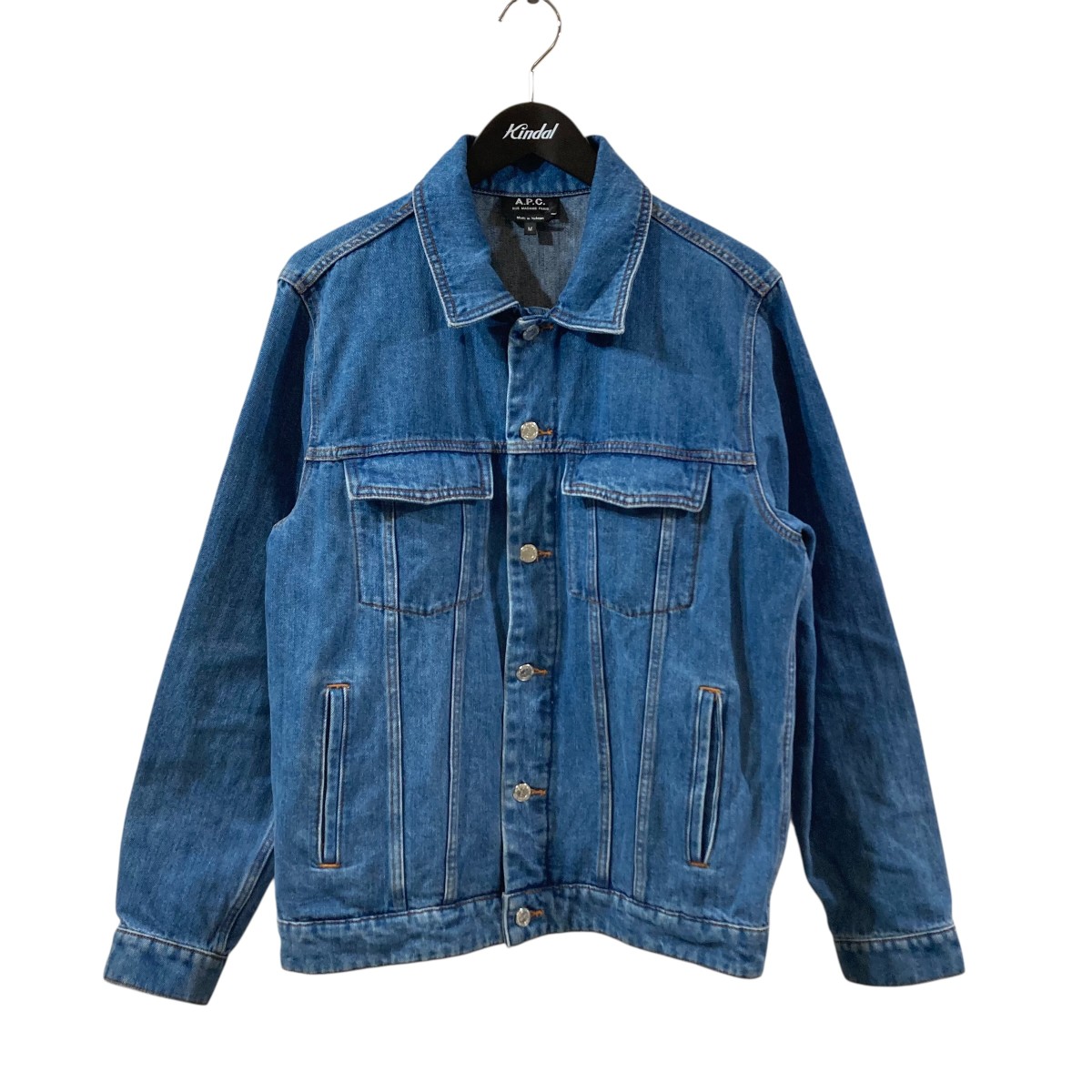 【中古】A．P．C．　デニムジャケット インディゴ サイズ：M 【270526】（アーペーセー）｜ブランド古着のカインドオル