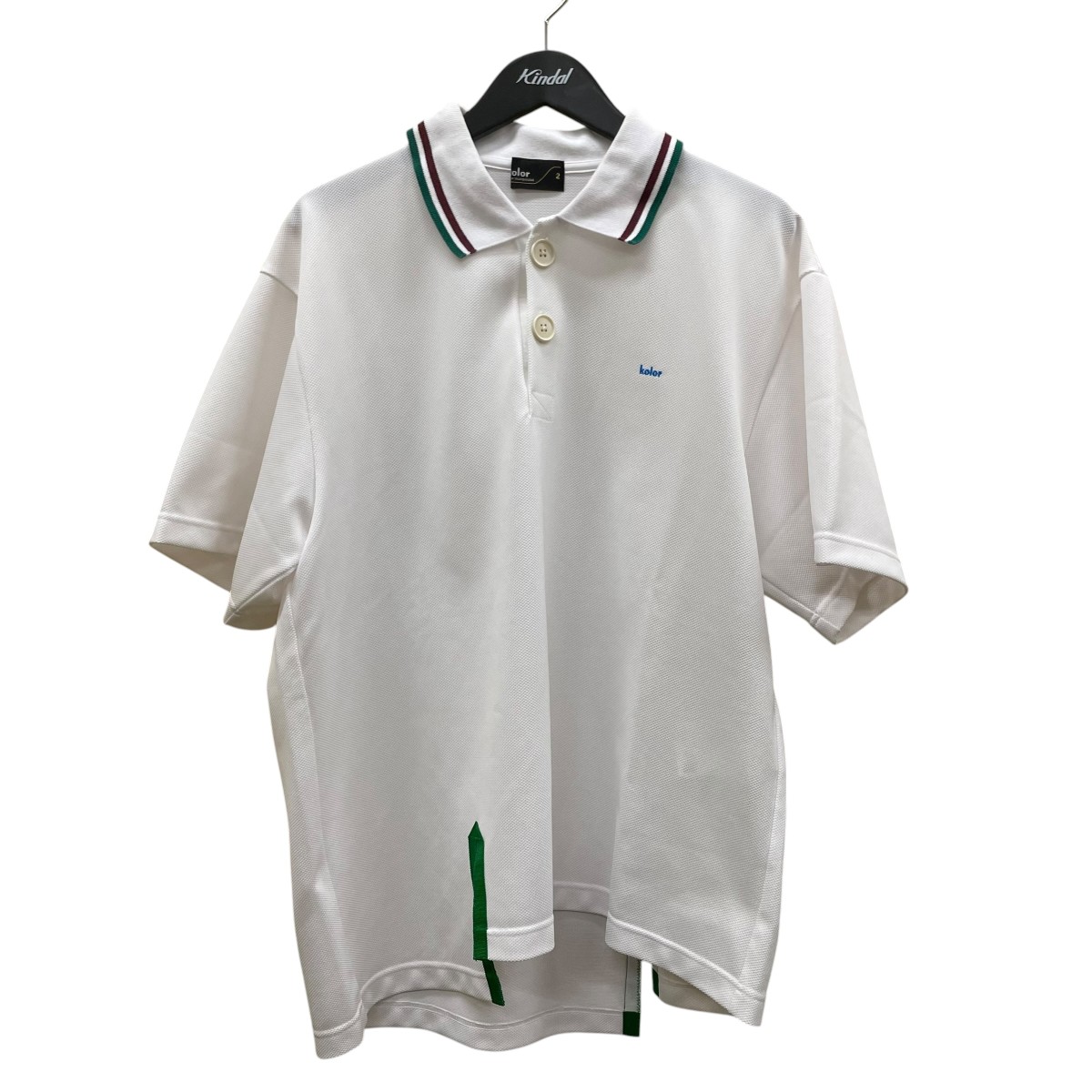 【中古】KOLOR 半袖スポーツシャツ 23SCM-T20212S 白いこと 大きさ：2 【270526】（色合い）