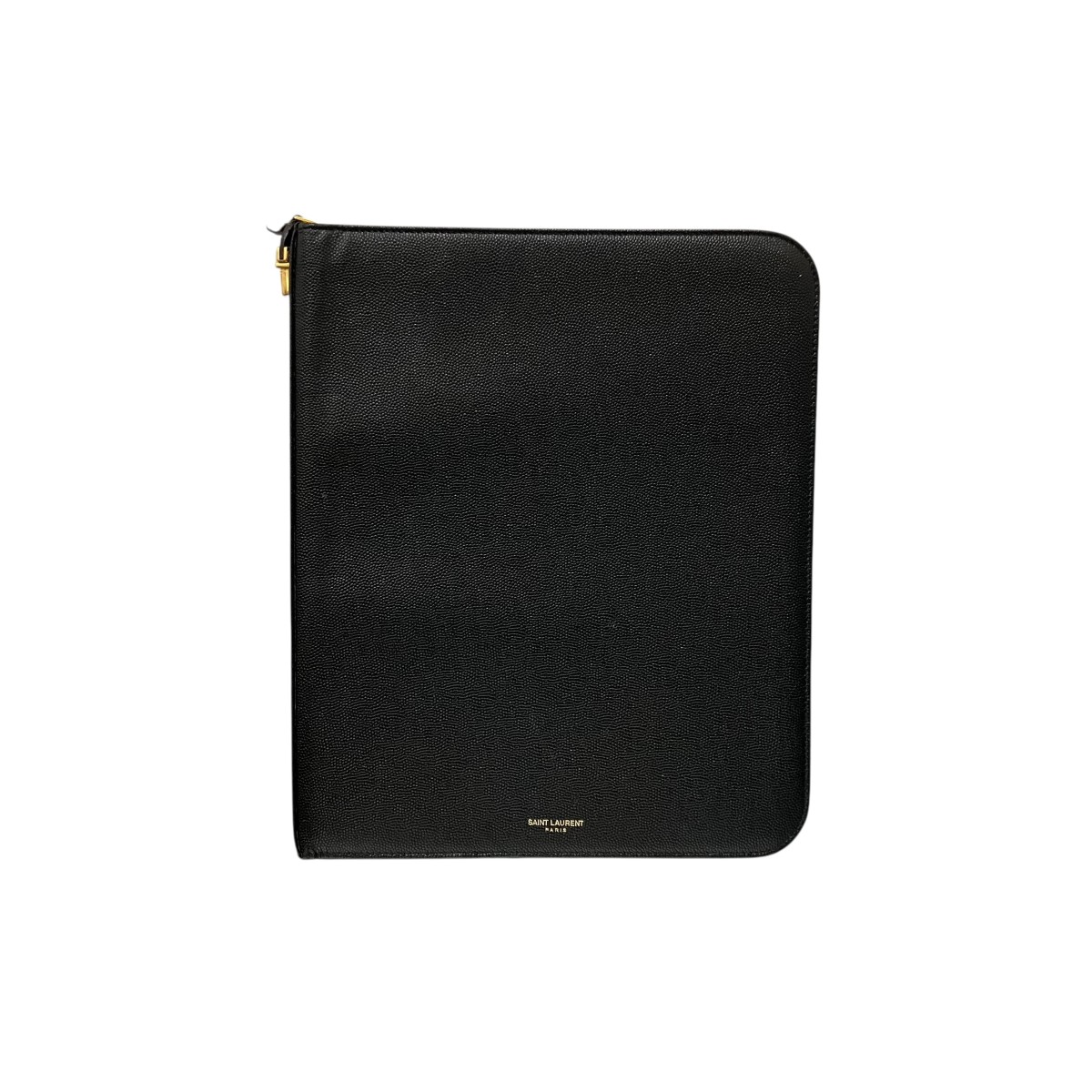 【中古】Saint Laurent Paris なめし革iPad容れもの 326604 黒いこと 【270526】（サンローランパリ）