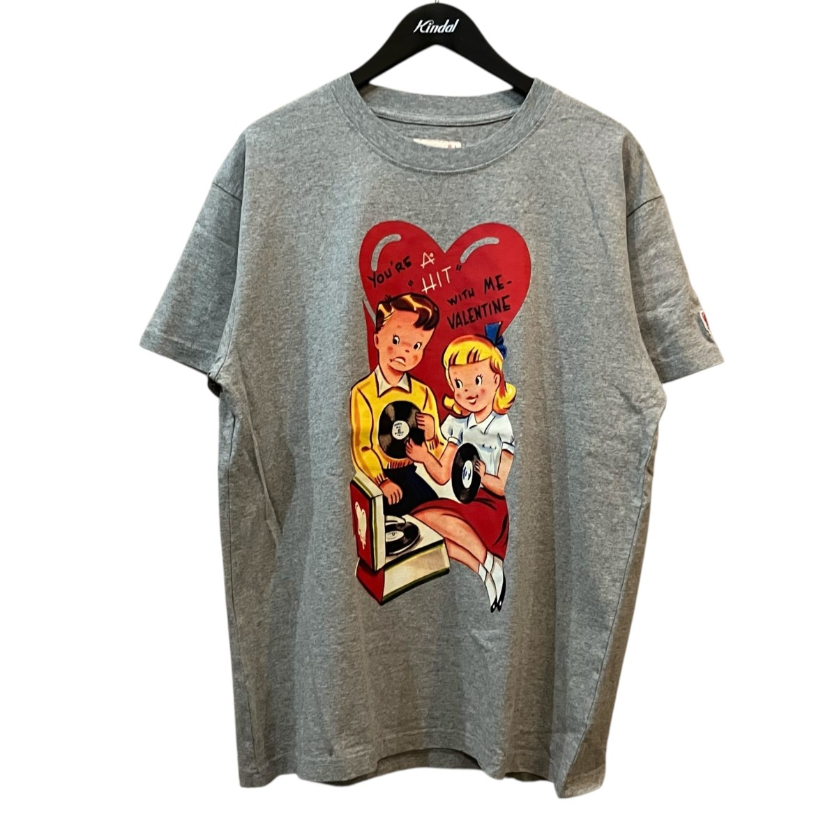 【中古】EMOTIONALLY UNAVAILABLE 刷り上げるプルオーバー 薄墨色 大きさ：L 【280526】（エモーショナリー アンアベイラブル）