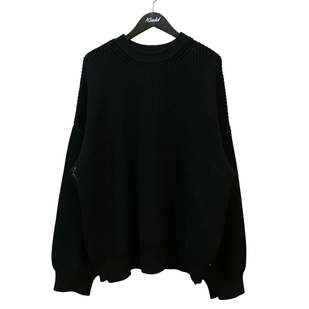 【中古】UNUSED クルーネックニット US1412 ブラック サイズ:1 【280526】(アンユーズド)|ブランド古着のカインドオル