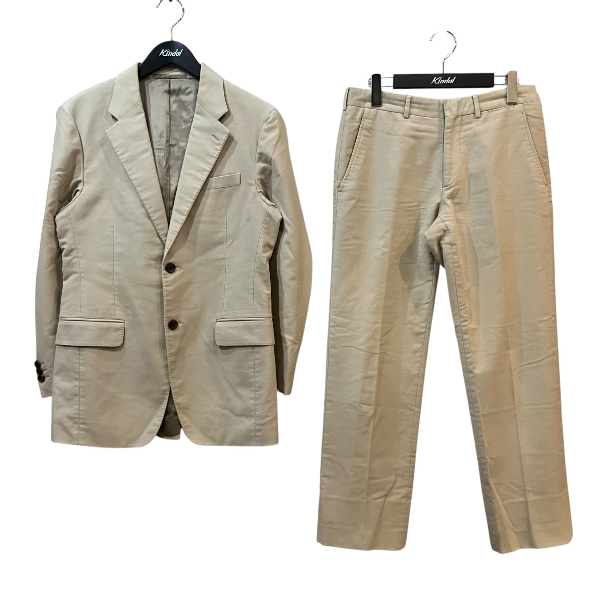 【中古】PRADA セットアップ背広 カーキ 大きさ：44 【280526】（プラダ）
