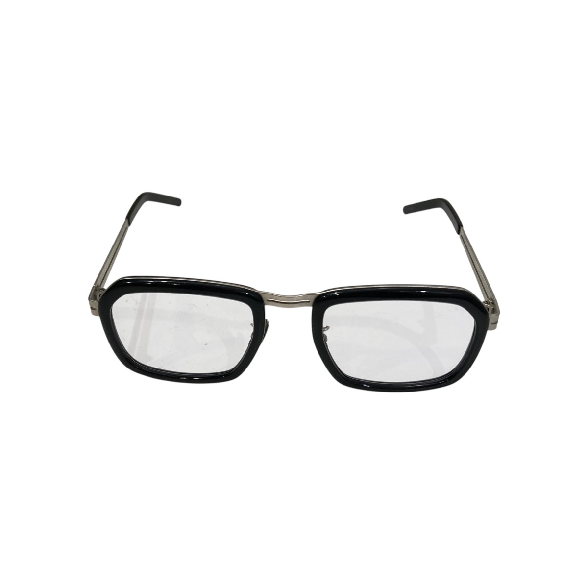 【中古】SCYE SPECS RAINER メガネ 黒いこと×しろがね色 【280526】（犀 スペックス）
