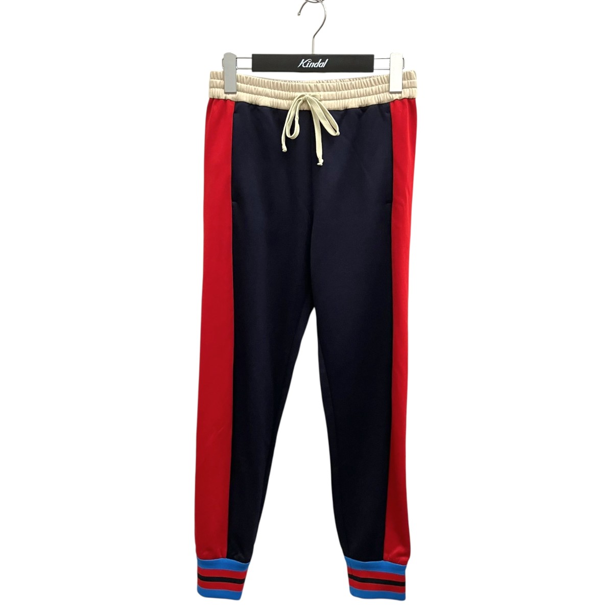 【中古】GUCCI サイドラインストライプ 貨物自動車ズボン下 502306-X9N81 米国海軍×赤いこと 大きさ：XS 【280526】（グッチ）