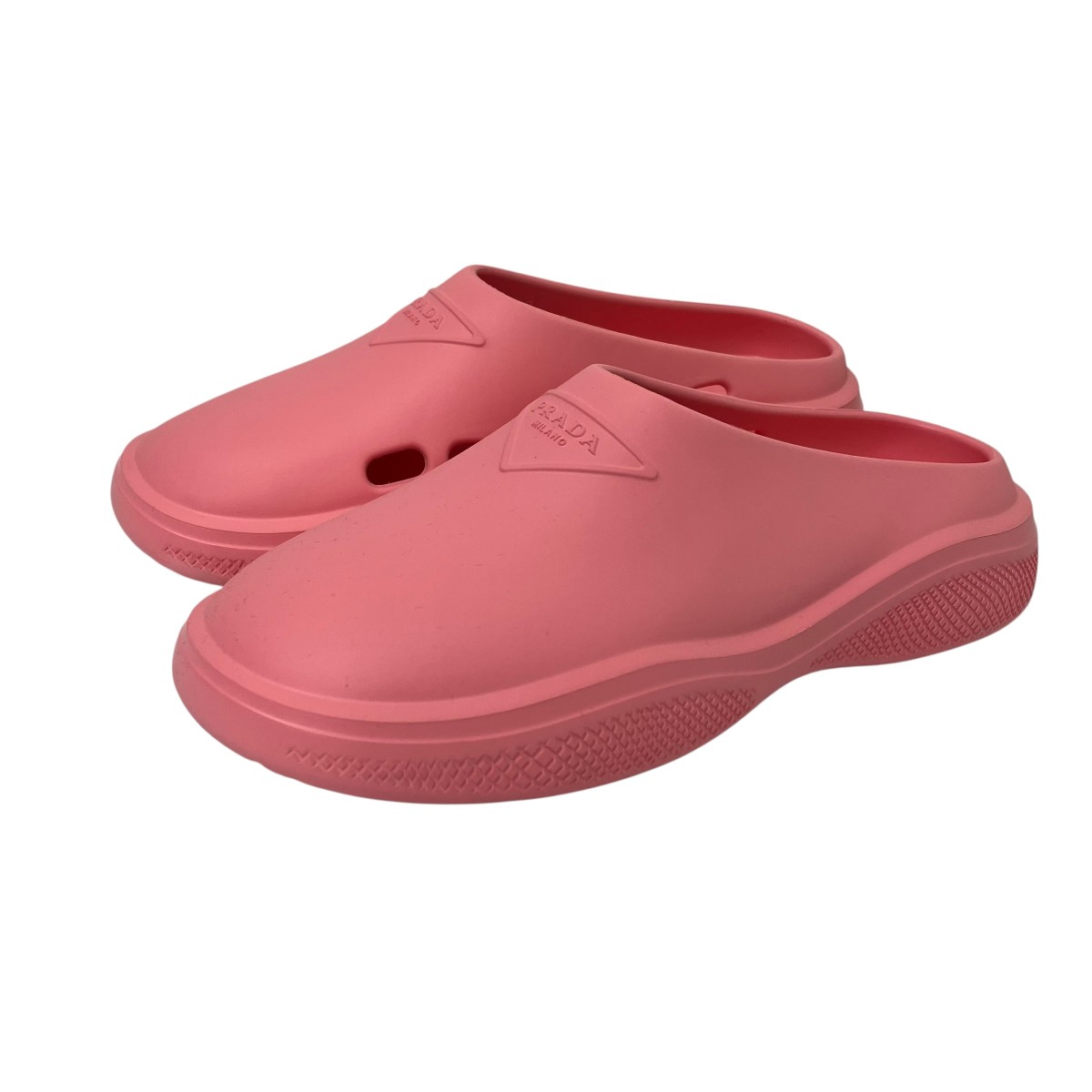 【中古】PRADA サンダル サクラ色 大きさ：38 【280526】（プラダ）