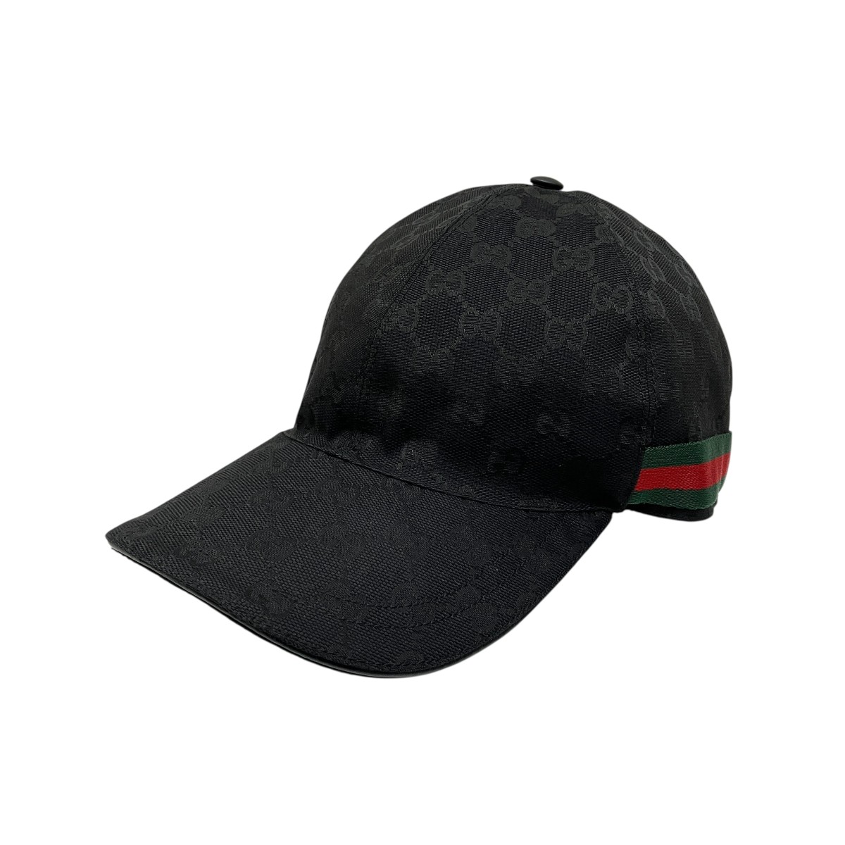 【中古】GUCCI GG柄 旗がしら ユニ一発やる 200035 黒いこと 大きさ：FREE 【280526】（グッチ）