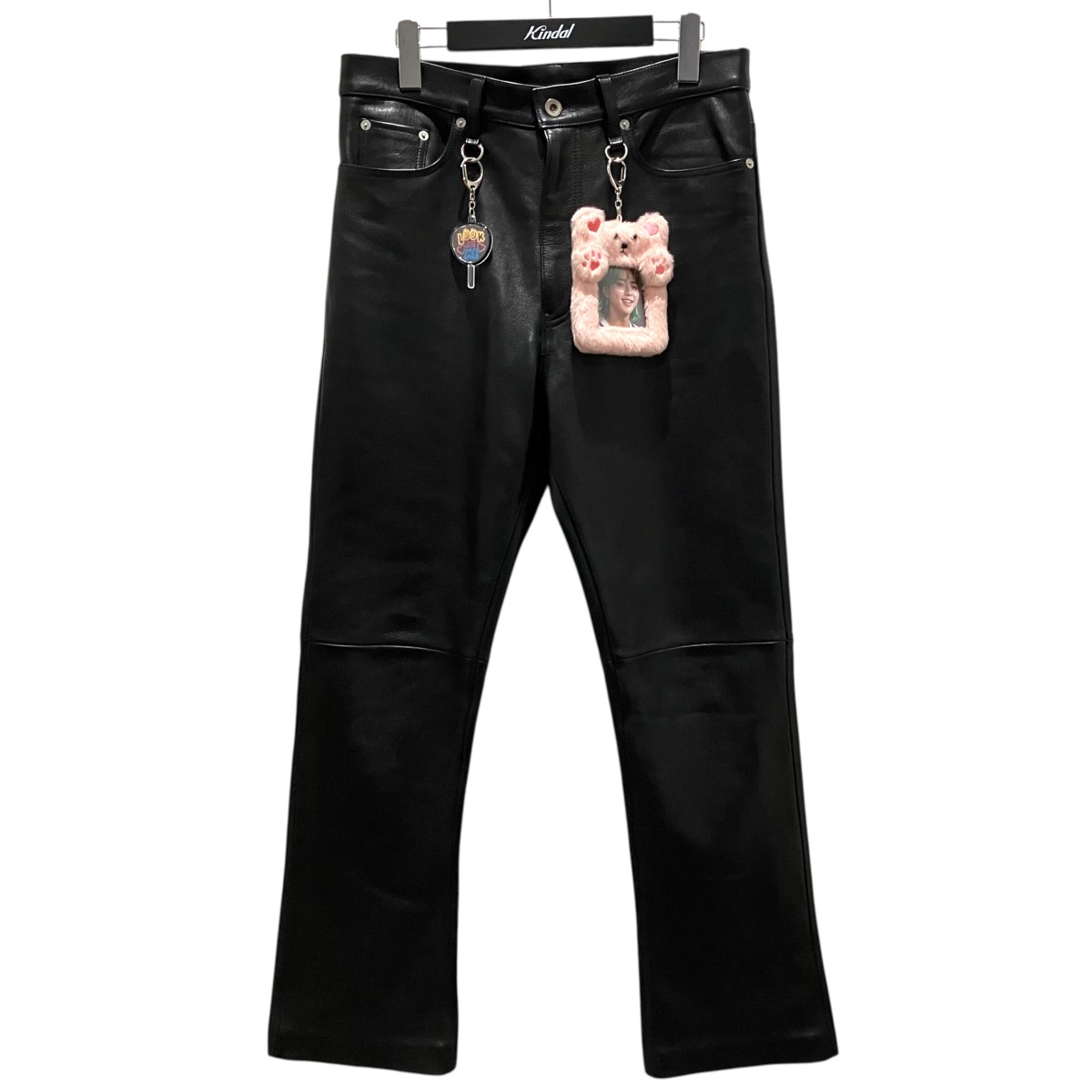 【中古】doublet 25SS 【ITA LEATHER PANTS】 カウレザーパンツ 25SS03PT294 ブラック サイズ:S 【280526】(ダブレット)|ブランド古着のカインドオル
