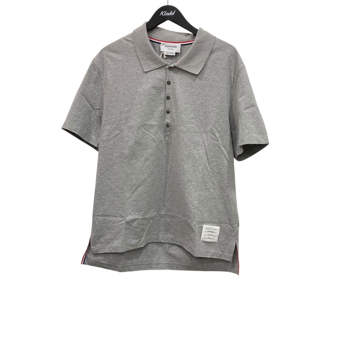 【中古】Thom Browne スポーツシャツ MJP052A00042055 ともし火薄墨色 大きさ：4 【280526】（トム・赤銅色）