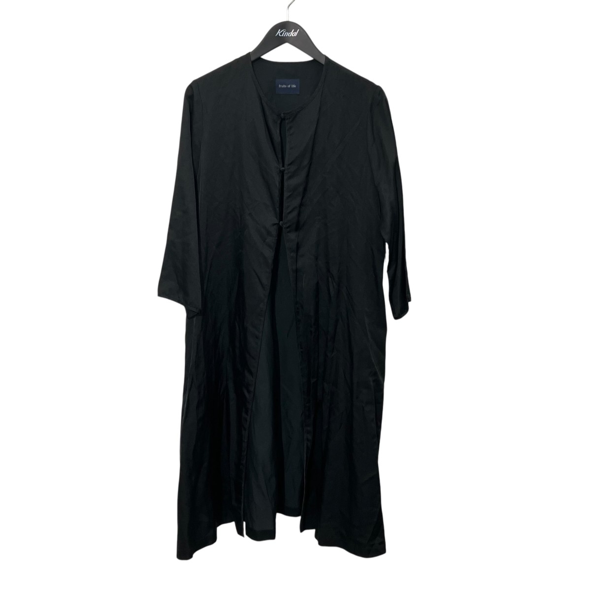 【中古】fruits of life 長袖プルオーバー 19SS023 黒いこと 大きさ：Free 【280526】（フルーツ オブ 生命現象）