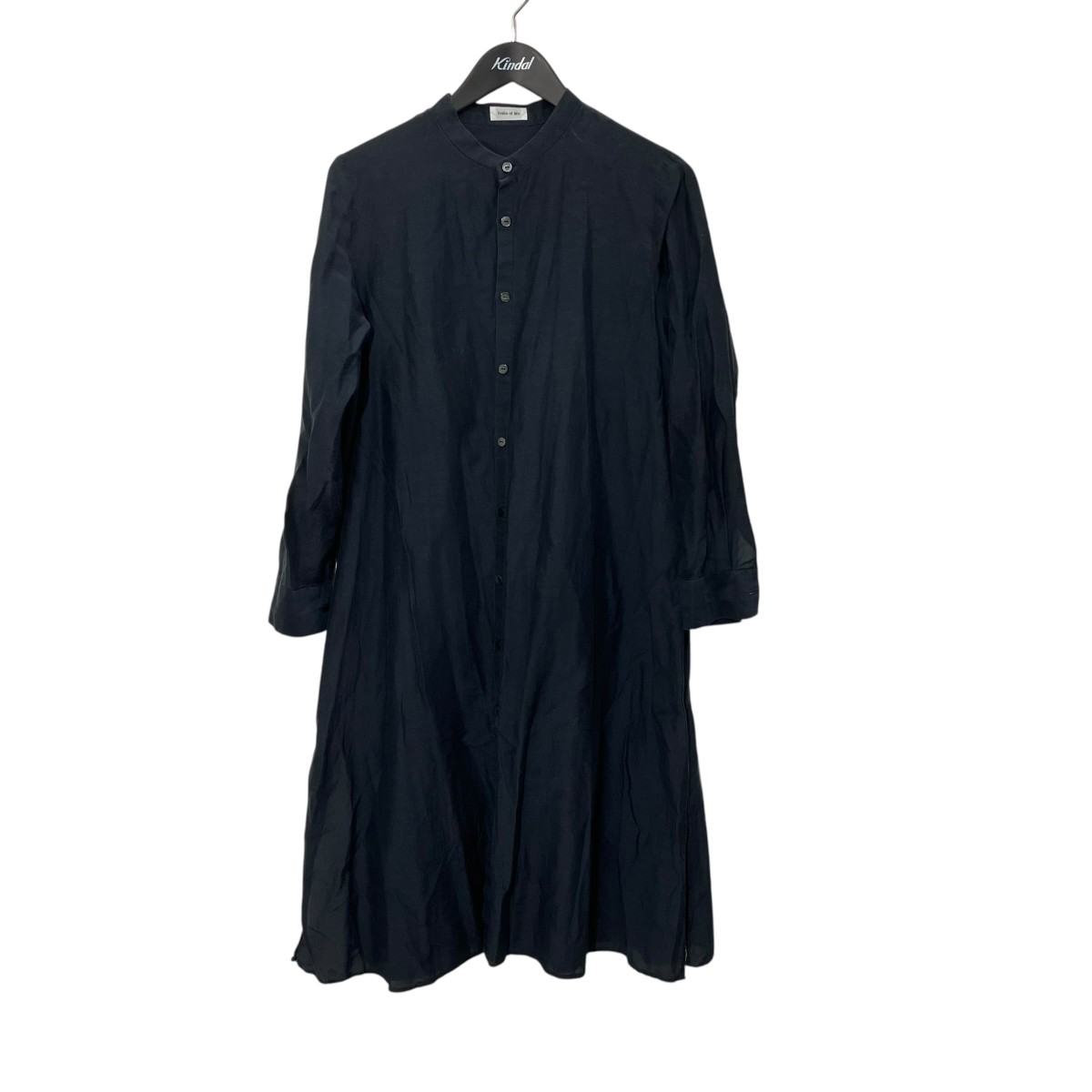 【中古】fruits of life コットンシルクシャツワンピース 19SS015 米国海軍 大きさ：Free 【280526】（フルーツ オブ 生命現象）
