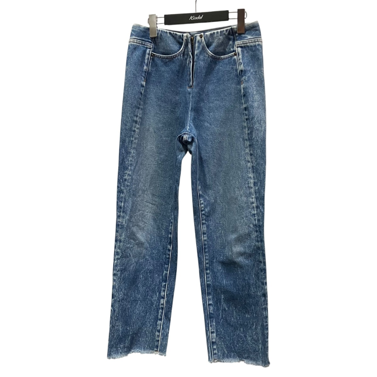 【中古】MM6 Maison Margiela カットオフデニムパンツ S52KA0143 インディゴ 大きさ：38 【280526】（マルタンマルジェラ）