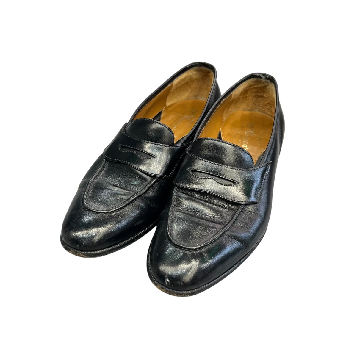 【中古】Le Yucca’s 置き目毛革 黒いこと 大きさ：40 【280526】（レユッカス）