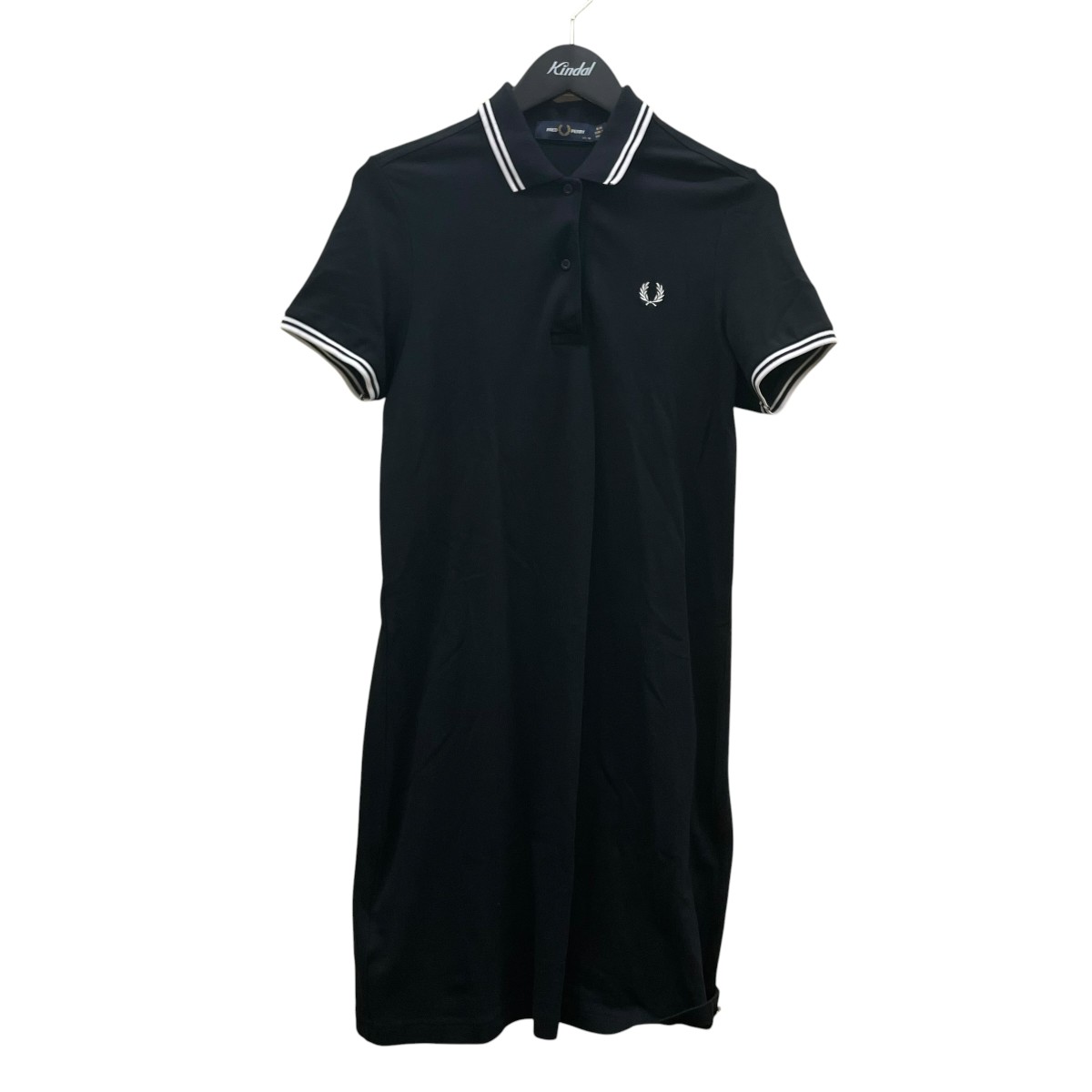 【中古】FRED PERRY Twin Tipped Fred Perry Dress 半袖ワンピース D3600 ブラック サイズ:36 【280526】(フレッドペリー)|ブランド古着のカインドオル