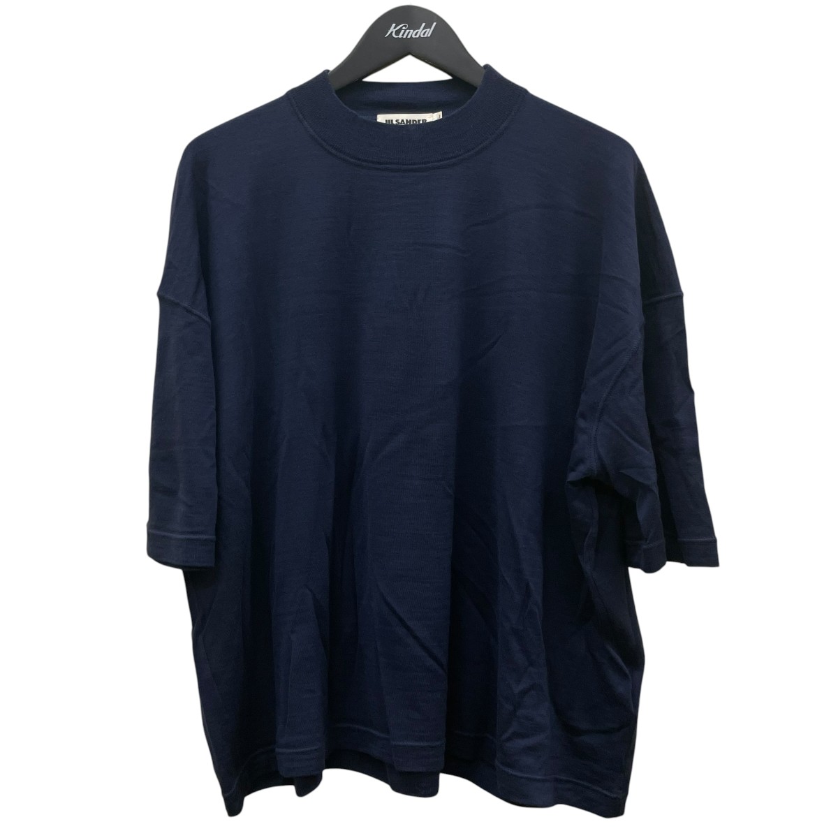 【中古】JIL SANDER 半袖編み物 JSUO751017 米国海軍 大きさ：46 【280526】（ジルサンダー）