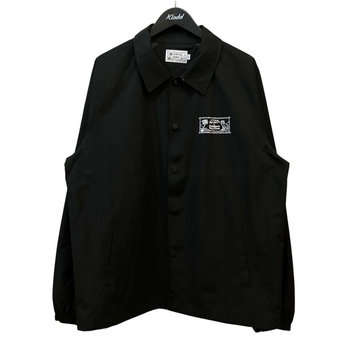 【中古】OCTOBERS VERY OWN　AVANTIコーチジャケット ブラック サイズ：L 【290526】（オクトーバーズ ベリー オウン）｜ブランド古着のカインドオル