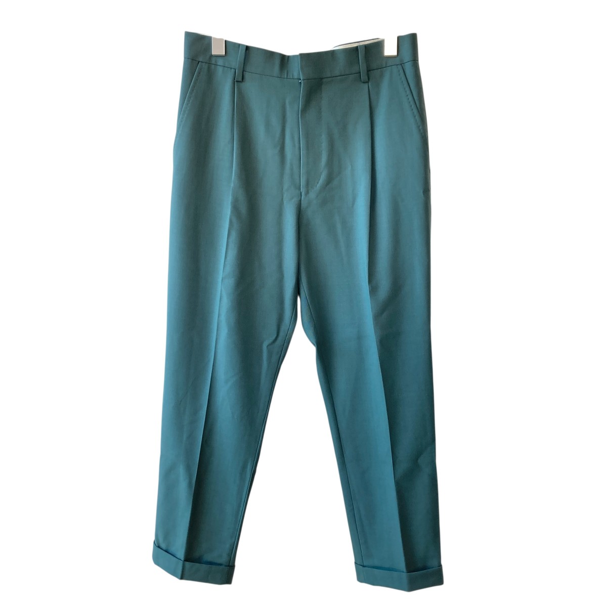 【中古】WACKO MARIA DORMEUIL スラックス 緑であること 大きさ：S 【290526】（ワコマリア）