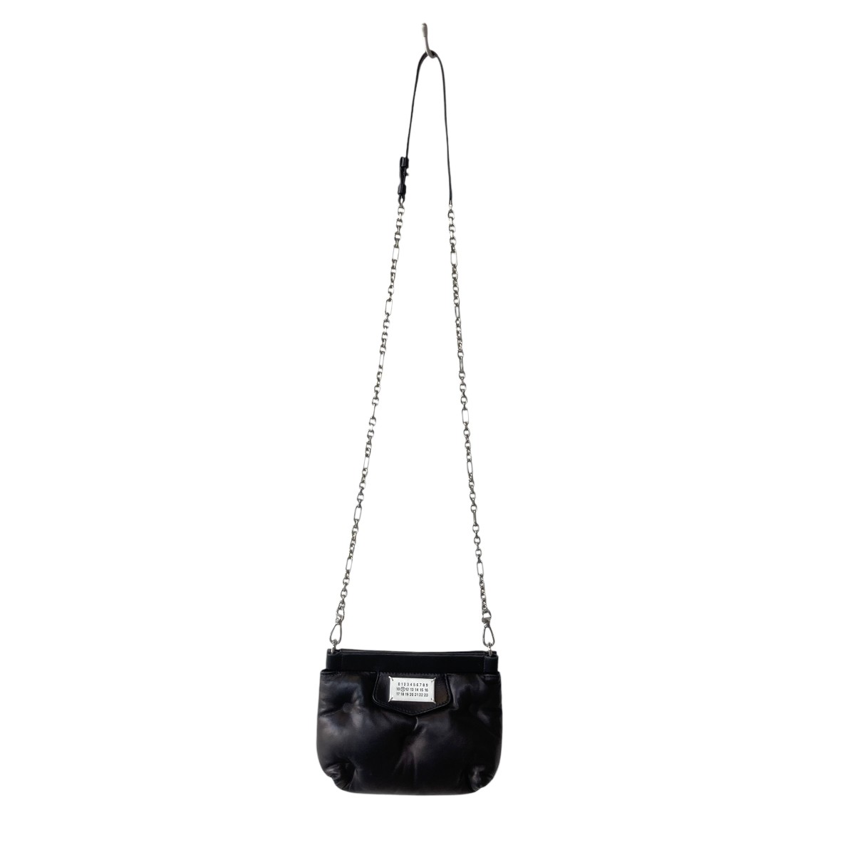 【中古】Maison Margiela GLAM SLAM MINI チェーン店ショルダーバッグ S56WF0161 黒いこと 【290526】（メゾンマルジェラ）