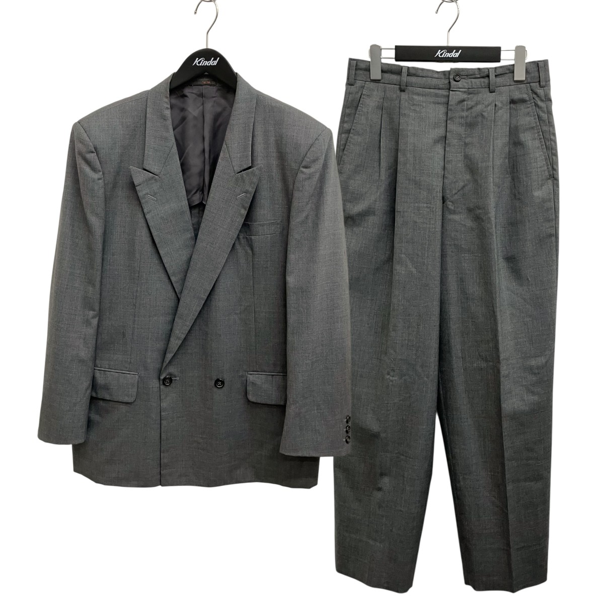 【中古】COMME des GARCONS HOMME セットアップ背広 HS-02013M 薄墨色 大きさ：M 【290526】（コムデギャルソンオム）