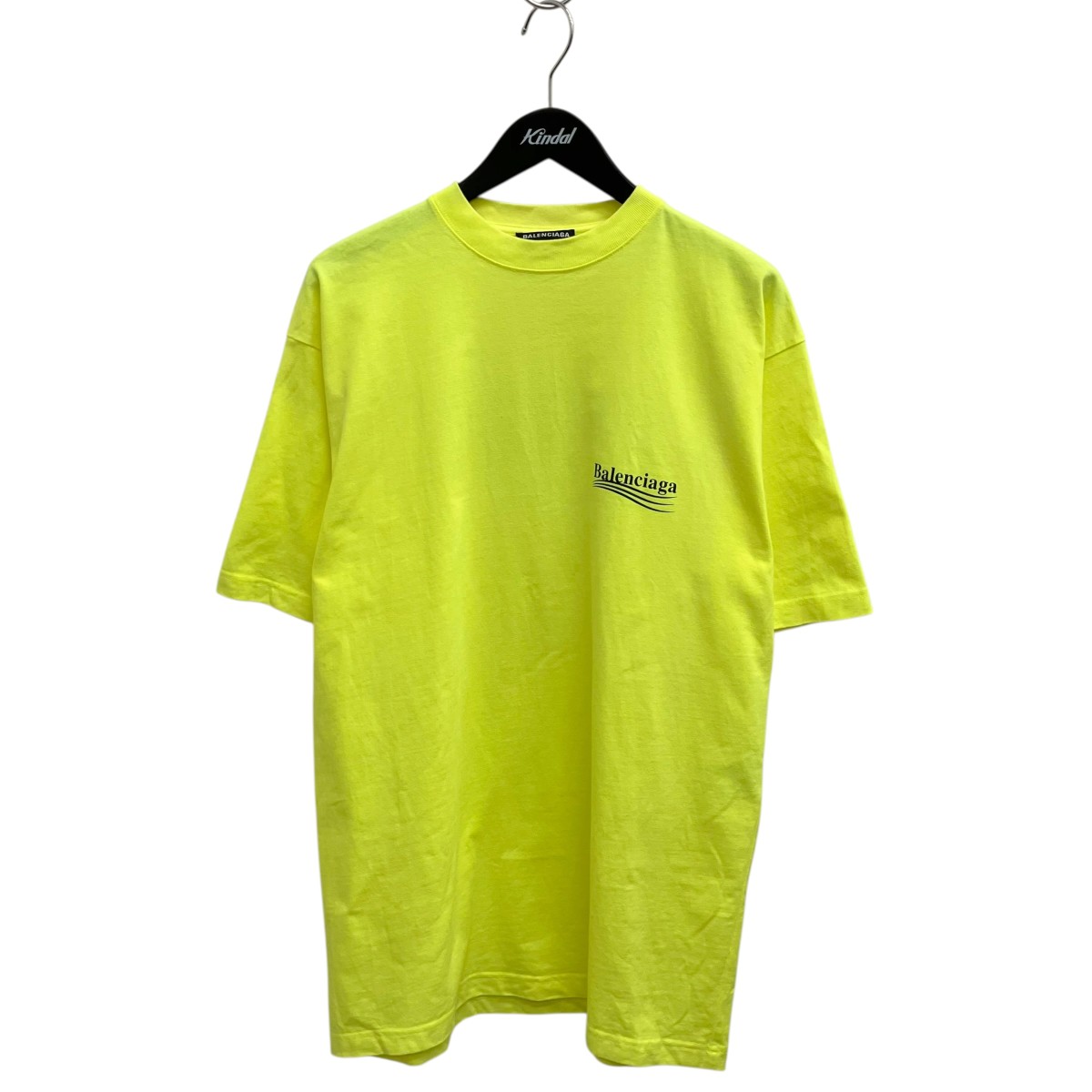 【中古】BALENCIAGA 半袖プルオーバー JT91 641675 黄色 大きさ：XXS 【290526】（バレンシアガ）