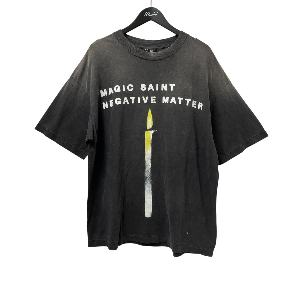 【中古】SAINT MICHAEL 25SS SS TEE CANDLE プルオーバー SM-HR8-0000-008 うす暗い薄墨色 大きさ：XL 【290526】（仙マイケル）