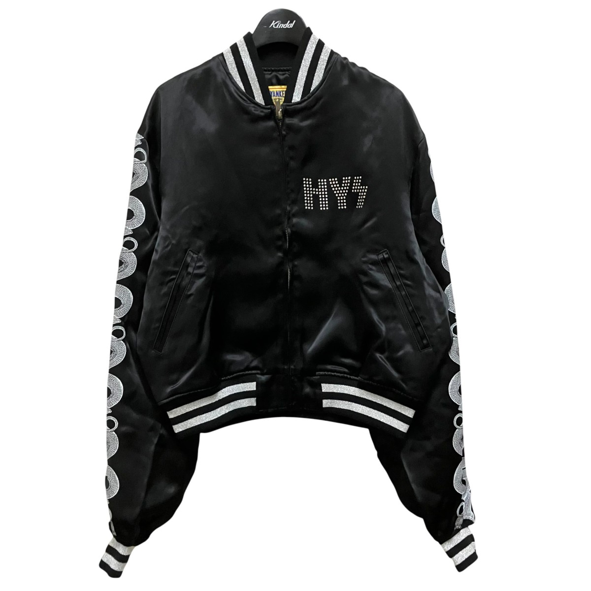 中古】Hysteric Glamour SNAKE LOOP スカジャン 01253AB09 ブラック