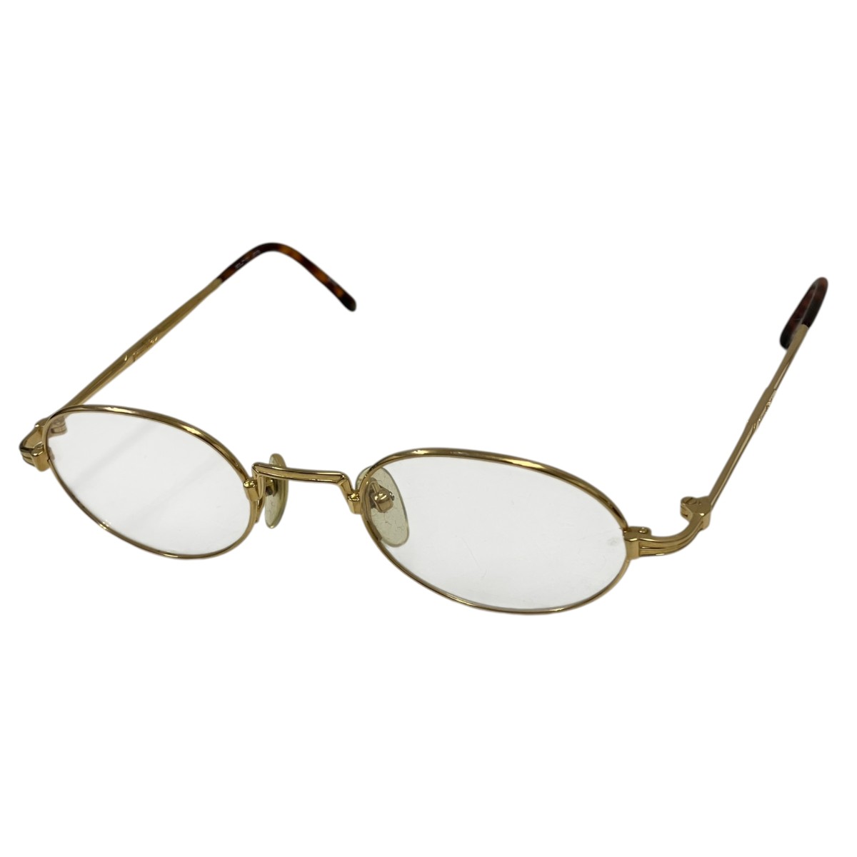 【中古】guepard メガネ ゴールド 大きさ：46□21-140 【290526】（ギュパール）