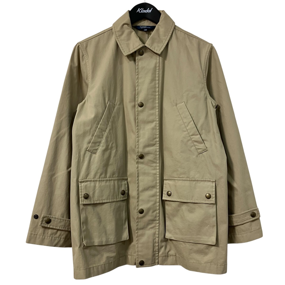 【中古】POLO RALPH LAUREN ハンティングジャケット CWRLOTWY5R00053 カーキ サイズ:150 【290526】(ポロラルフローレン)|ブランド古着のカインドオル