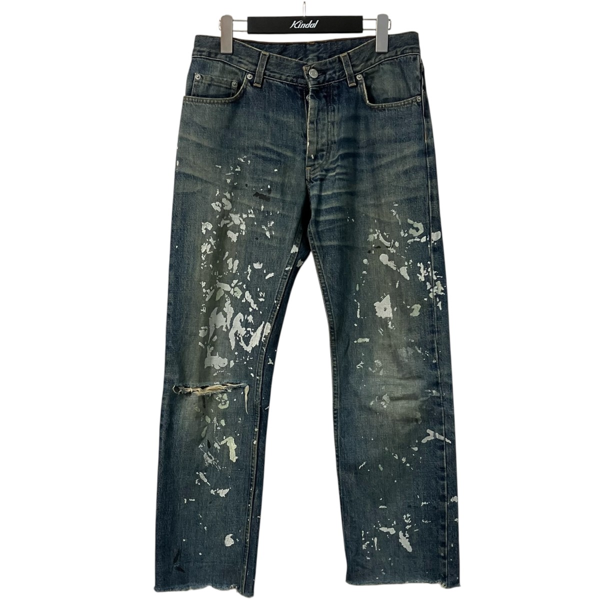 【中古】HELMUT LANG　本人期 デニムパンツ インディゴ サイズ：31 【290526】（ヘルムートラング）｜ブランド古着のカインドオル