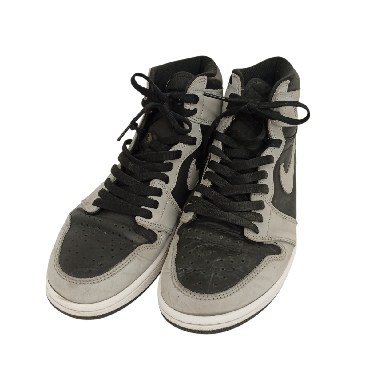 【中古】NIKE RETRO HIGH OG ハイカットスニーカー 555088-035 薄墨色 大きさ：28.0珊 【290526】（ナイキ）