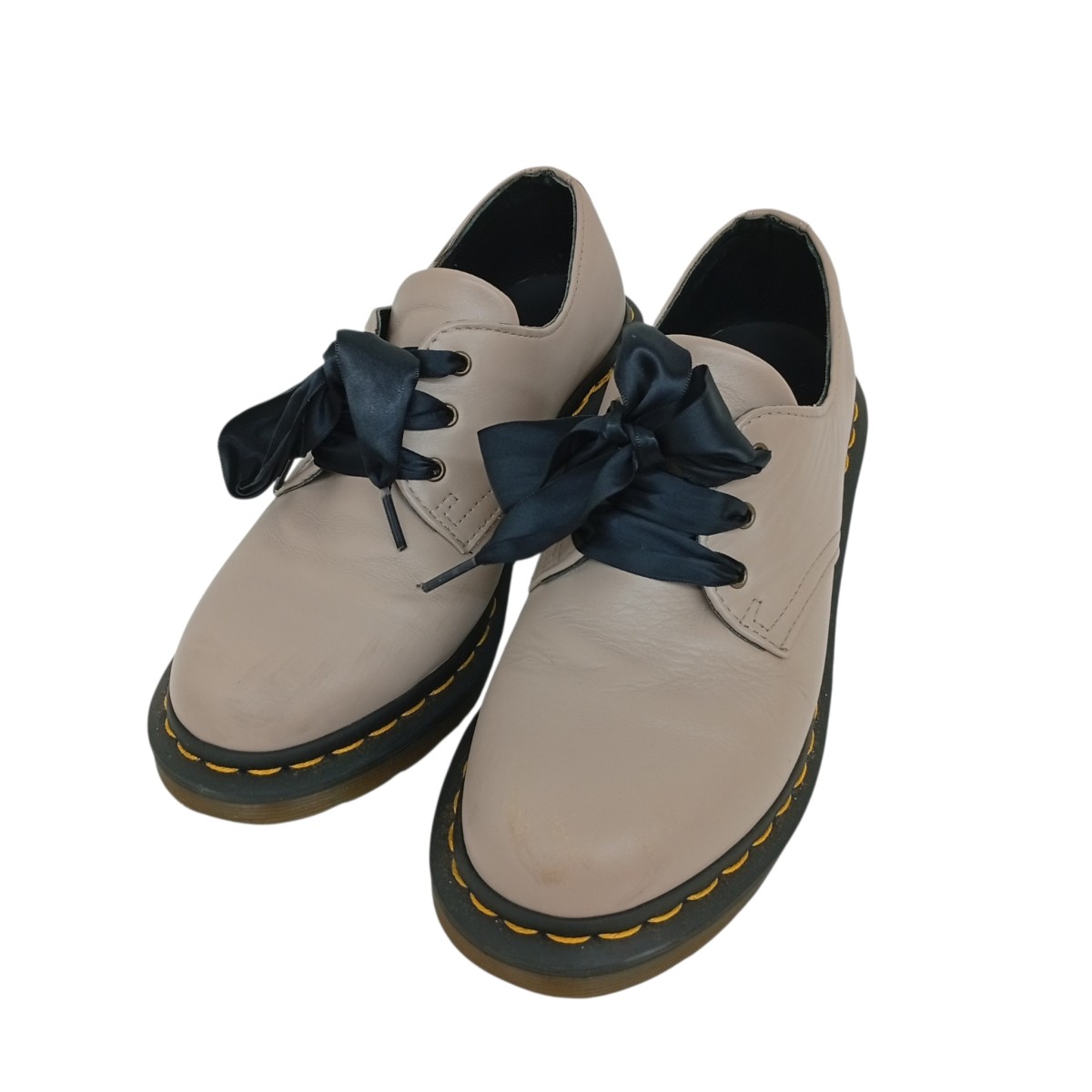 【中古】Dr．Martens SIDNEY なめし革シューズ GV06U ベージュ 大いさ：38 【290526】（お医者さんマーチン）