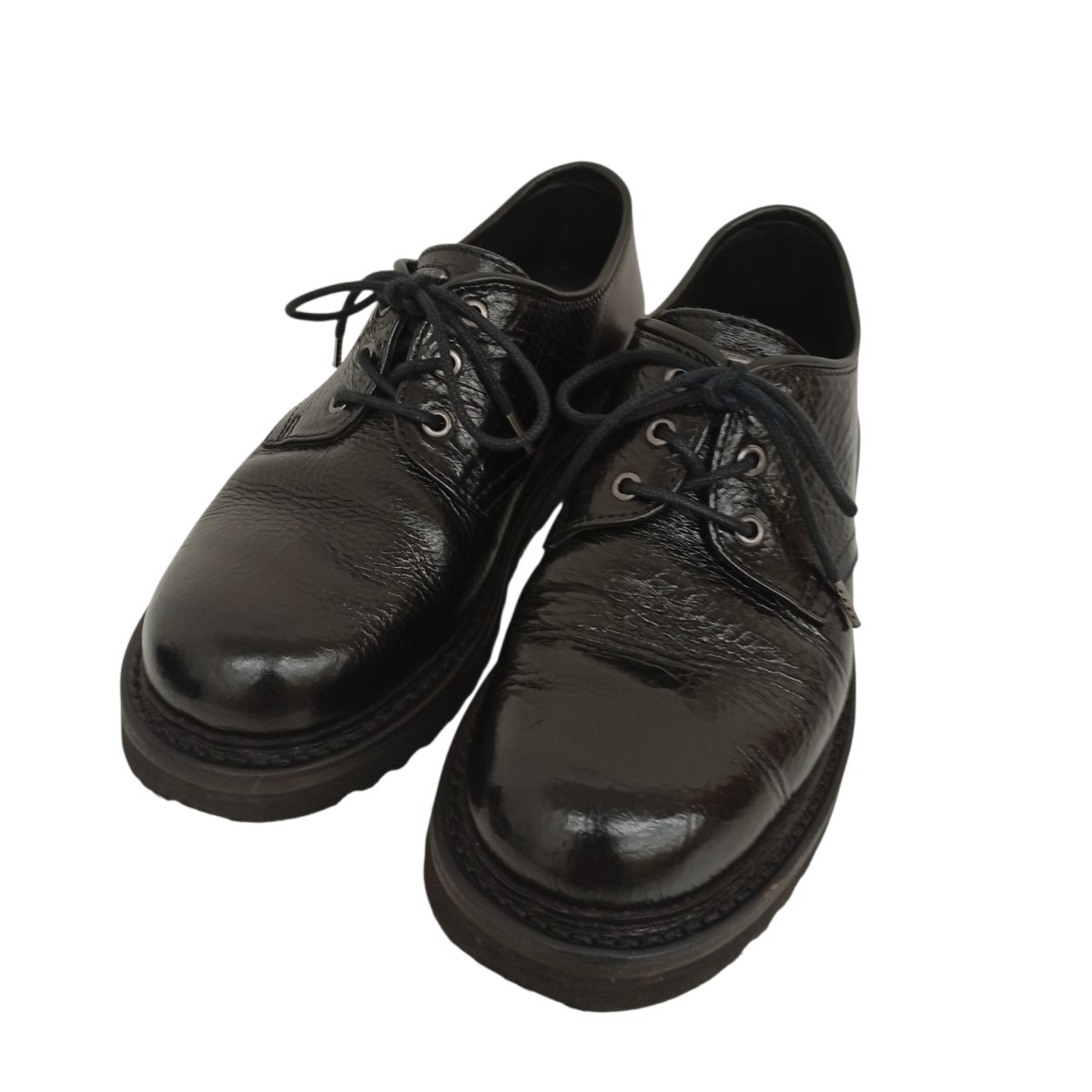 【中古】OUR LEGACY TRAMPLER SHOE なめし革シューズ A2257TSB 黒いこと 大きさ：39 【290526】（アワーレガシー）
