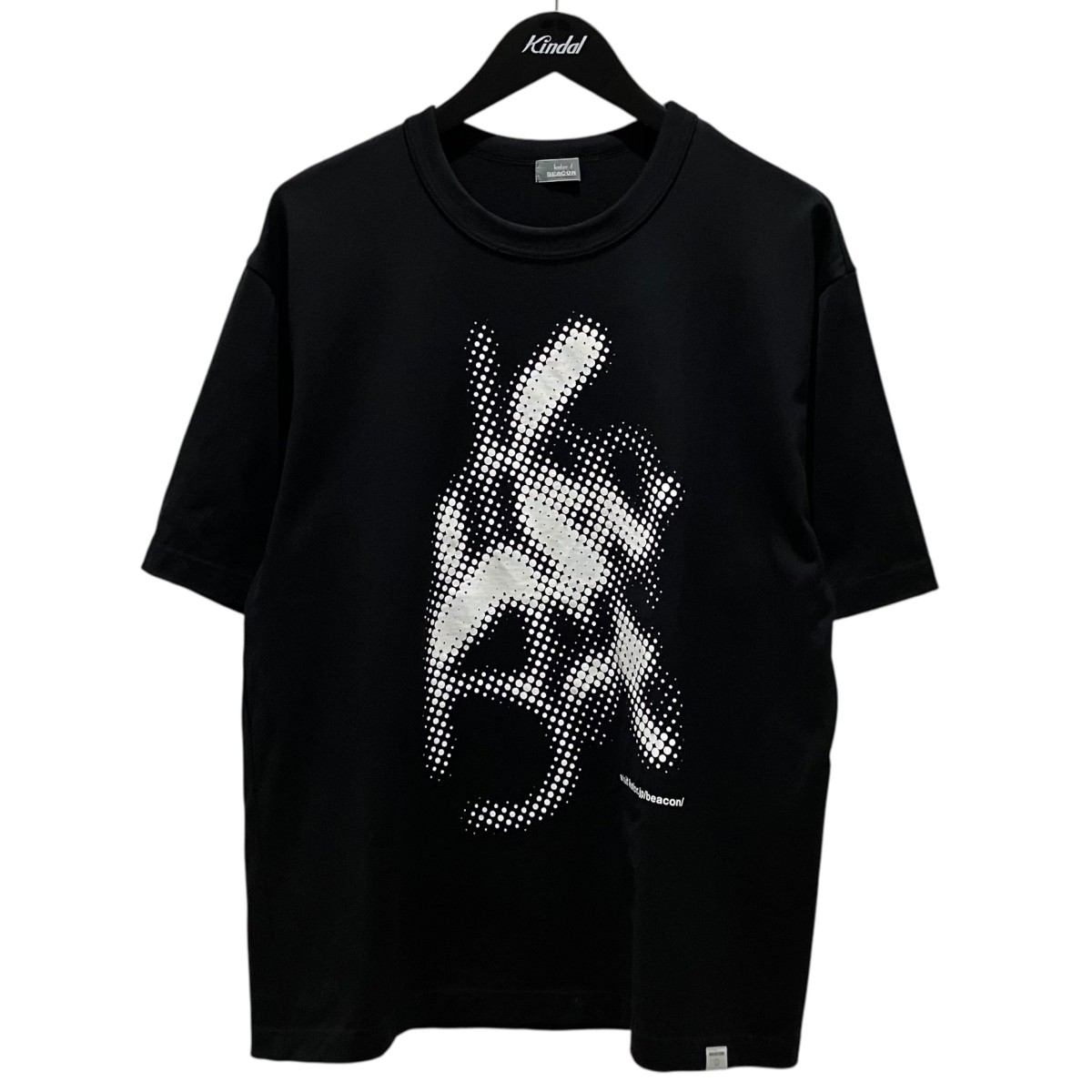 【中古】kolor／BEACON 26SS 刷り上げるティーシャツ 26SBM-T11235 黒いこと 大いさ：1 【290526】（色合い／ビーコン）
