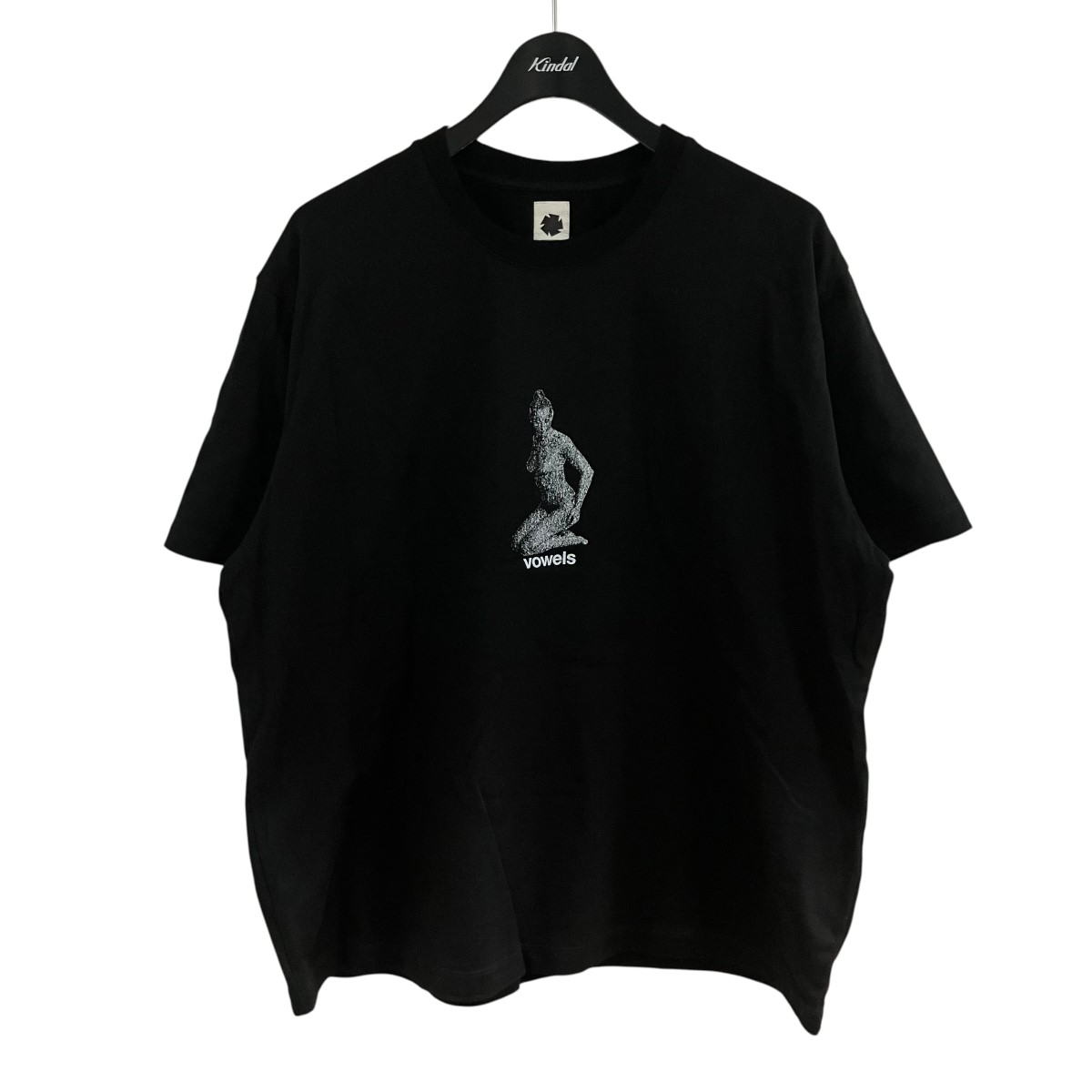 【中古】VOWELS 半袖刷り上げるティーシャツ 黒いこと 大いさ：3 【290526】（バウルズ）