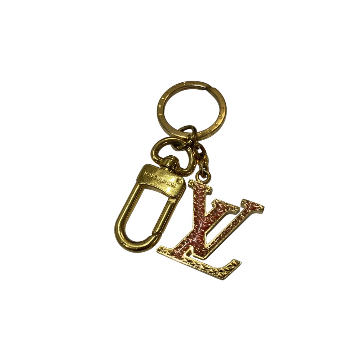 【中古】LOUIS VUITTON 手当たりチェーン店 ゴールド×さくら色 大きさ：- 【290526】（ルイヴィトン）