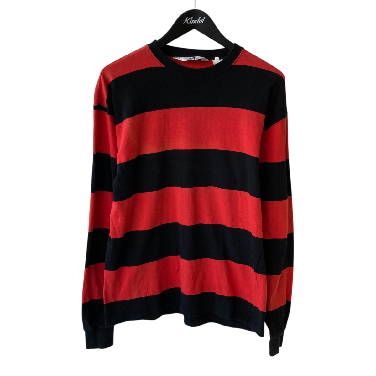 【中古】GOODENOUGH　90s 長袖Tシャツ レッド&times;ブラック サイズ：M 【290526】（グッドイナフ）｜ブランド古着のカインドオル